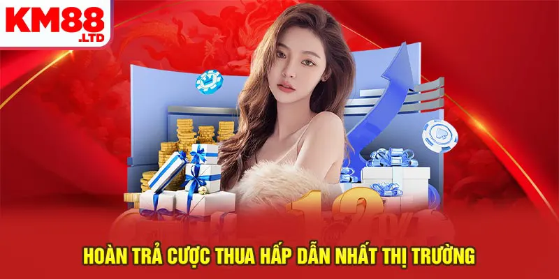 Hoàn trả cược thua hấp dẫn nhất thị trường
